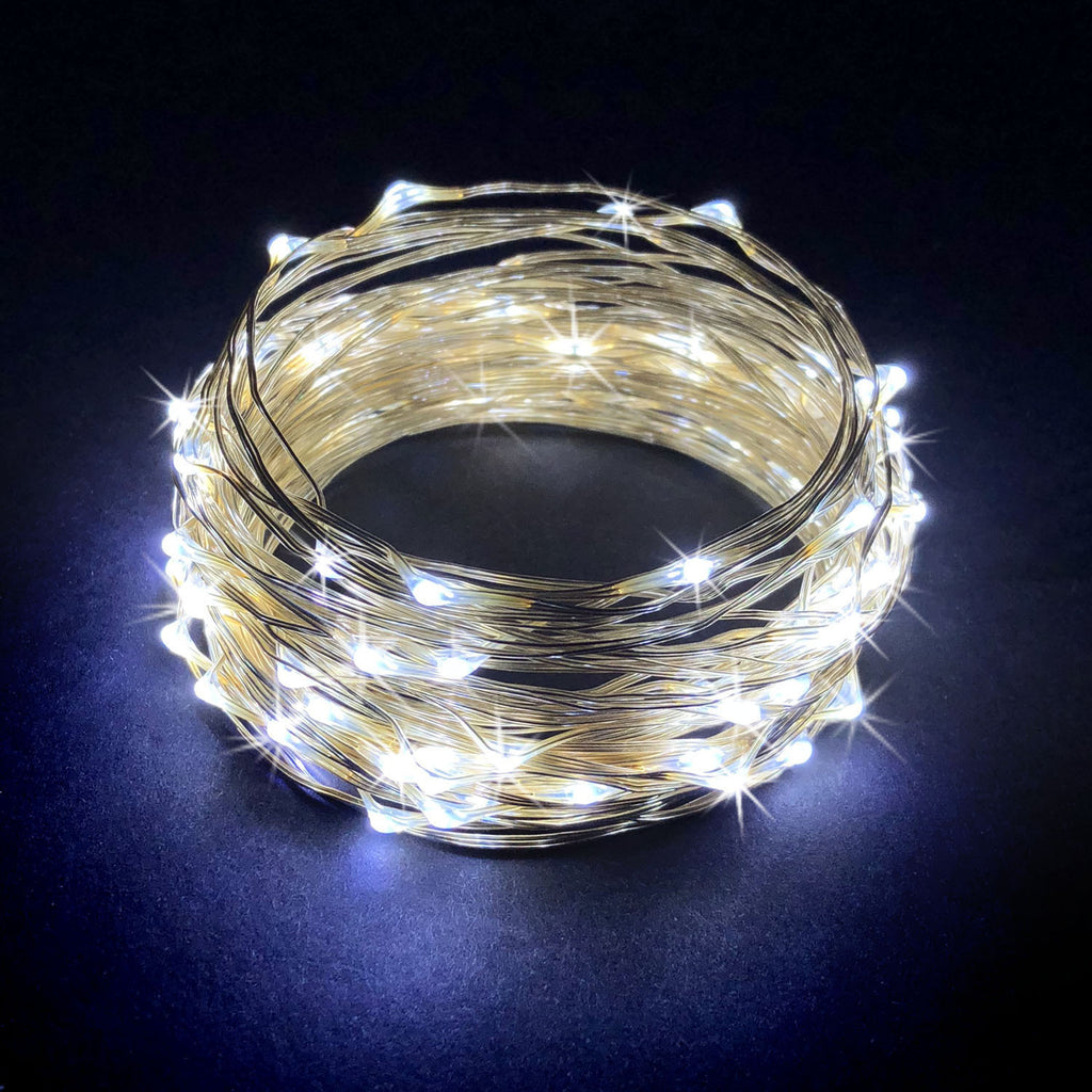 Ultra Thin Fairy String Light 32', 100 White LEDs